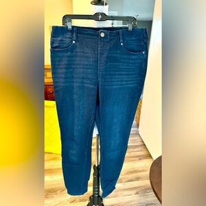 Gently worn dark denim jeans from Liverpool 18w